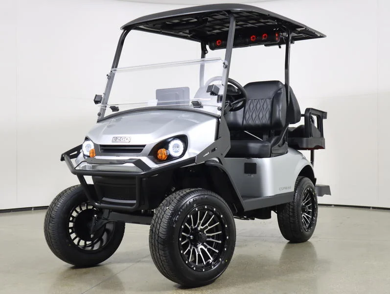 2026 E Z GO Express 4 Summit XTL EFI Gas 4 Passenger Golf Cart for Sale(Platinum Silver) (1)