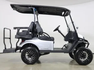 2026 E Z GO Express 4 Summit XTL EFI Gas 4 Passenger Golf Cart for Sale(Platinum Silver) (5)