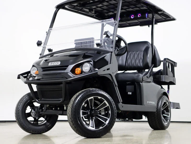 2026 E Z GO Express 4 Touring STL EFI Gas 4 Passenger Golf Cart for Sale(Gloss Black) (1)