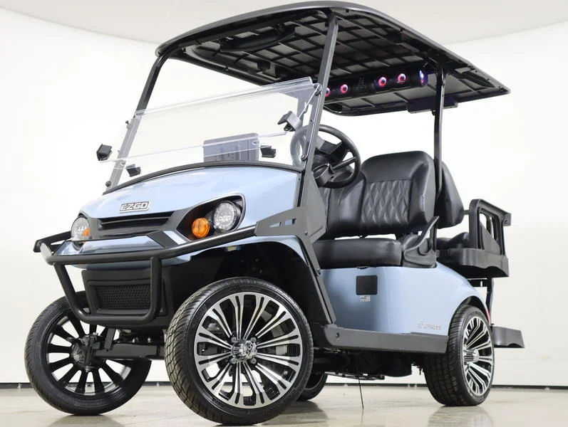 2026 E Z GO Express 4 Touring STL EFI Gas 4 Passenger Golf Cart for Sale(Ocean Gray) (1)
