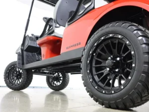 2026 E Z GO Express 6 EFI Gas LIFTED 6 Passenger Golf Cart for Sale(Flame Red) (4)