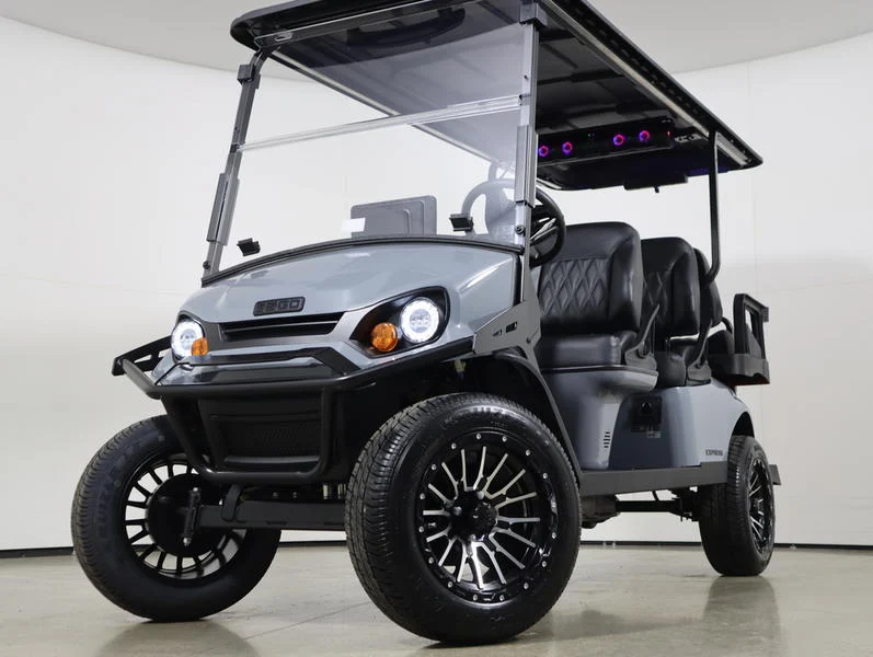 2026 E Z GO Express 6 ELiTE Lithium LIFTED 6 Passenger Golf Cart for Sale(Slate Gray) (1)
