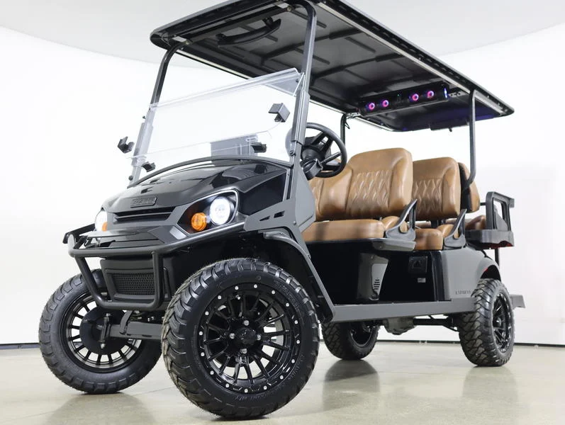 2026 E Z GO Express 6 ELiTE Lithium Summit XTL 6 Passenger Golf Cart for Sale(Gloss Black) (1)