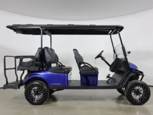 2026 E Z GO Express 6 Gas Summit XTL 6 Passenger Golf Cart for Sale(Electric Blue) (5)