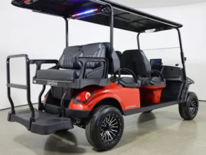 2026 E Z GO Express 6 Gas Summit XTL 6 Passenger Golf Cart for Sale(Flame Red) (6)