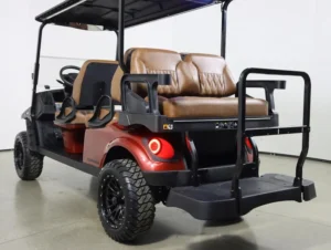 2026 E Z GO Express 6 Gas Summit XTL 6 Passenger Golf Cart for Sale(Inferno Red) (10)