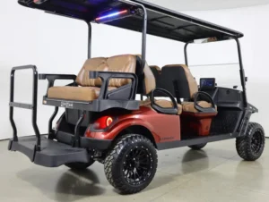 2026 E Z GO Express 6 Gas Summit XTL 6 Passenger Golf Cart for Sale(Inferno Red) (6)