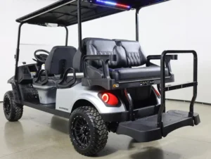 2026 E Z GO Express 6 Gas Summit XTL 6 Passenger Golf Cart for Sale(Platinum Silver) (10)