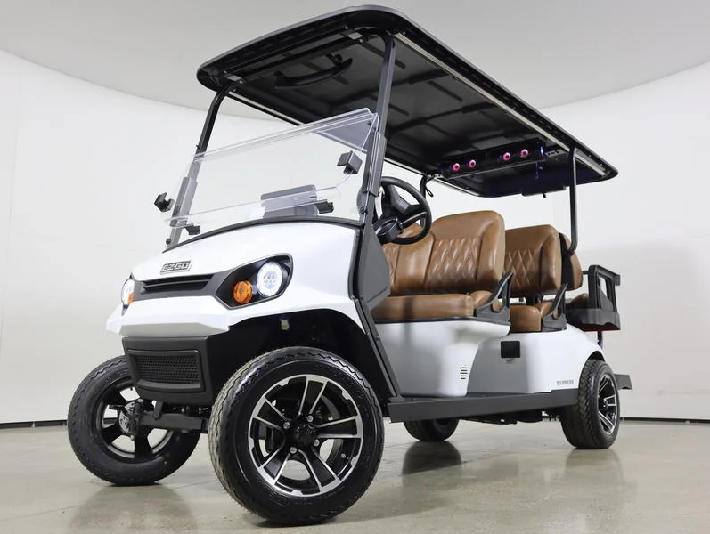 2026 E Z GO Express 6 Gas Touring STL 6 Passenger Golf Cart for Sale(Bright White) (1)