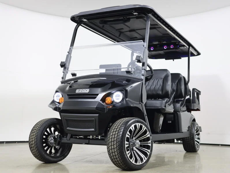 2026 E Z GO Express 6 Gas Touring STL 6 Passenger Golf Cart for Sale(Gloss Black) (1)