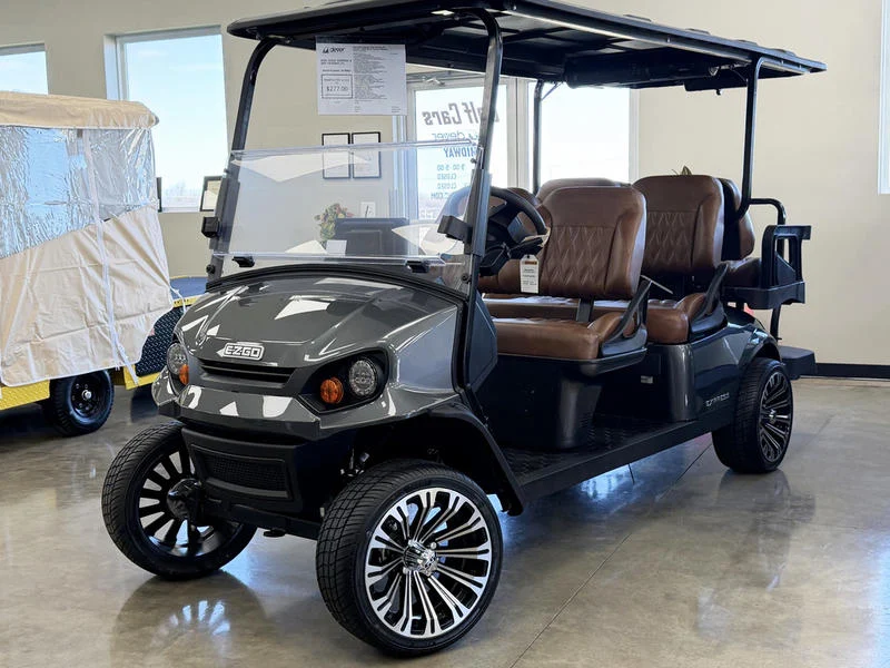 2026 E Z GO Express 6 Gas Touring STL 6 Passenger Golf Cart for Sale(Metallic Charcoal) (1)